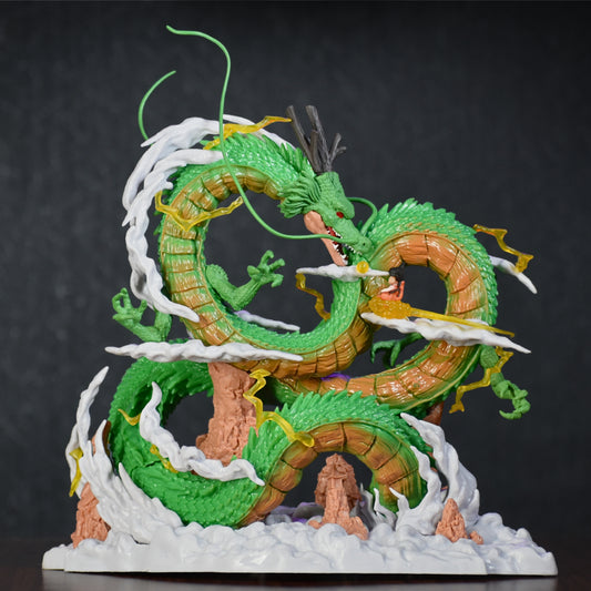 The Eternal Dragon Shenron With Son Goku Action Figure (22 Cm Height) - Dragon Ball Z