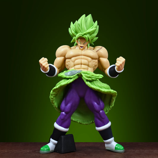 BROLY SSJ GREEN ACTION FIGURE WITH STAND (26 CM HEIGHT) - DRAGON BALL Z