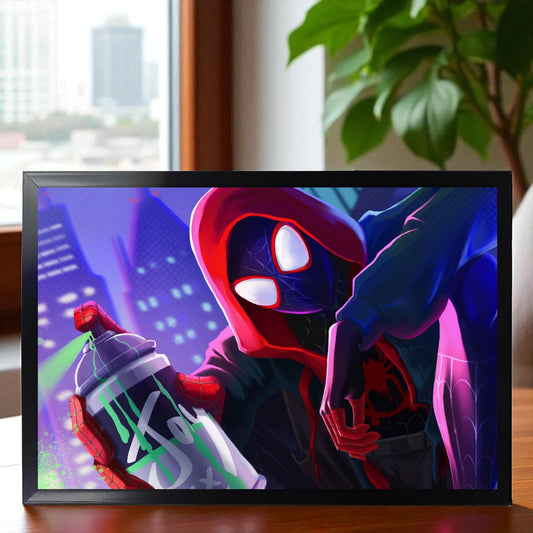 MILES MORALES SPIDERMAN PHOTO FRAME (A4 SIZE)