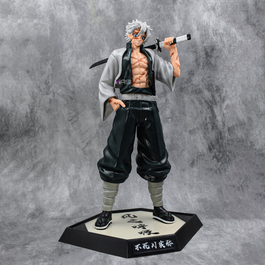 The Wind Hashira - Sanemi Shinazugawa Action Figure (30 Cm Height) -  Demon Slayer