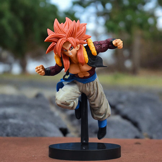 GOGETA SSJ4 PUNCHING ACTION FIGURE WITH STAND (20 CM HEIGHT) - DRAGON BALL Z