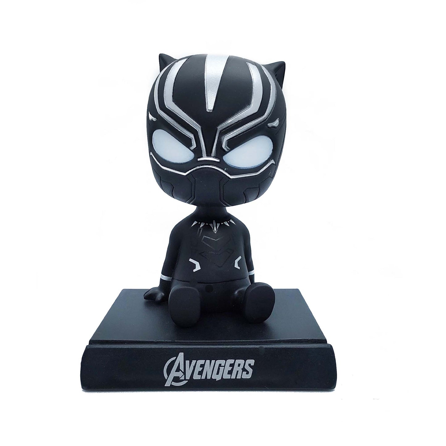 MARVEL BLACK PANTHER BOBBLEHEAD/MOBILE HOLDER STAND