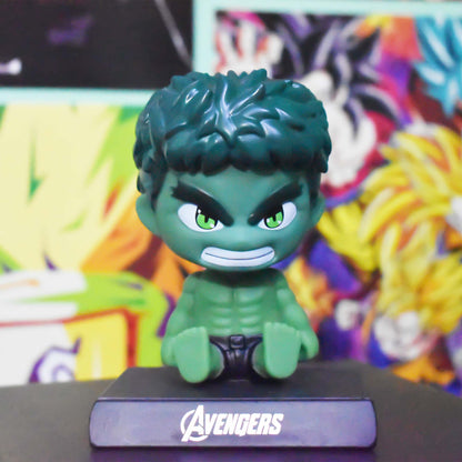 MARVEL HULK BOBBLEHEAD/MOBILE HOLDER STAND