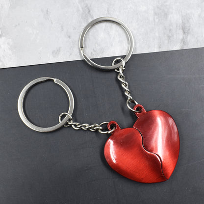 Heart Couple Keyring Pack | Ditachable Keychain For Girlfriend/boyfriend/lover