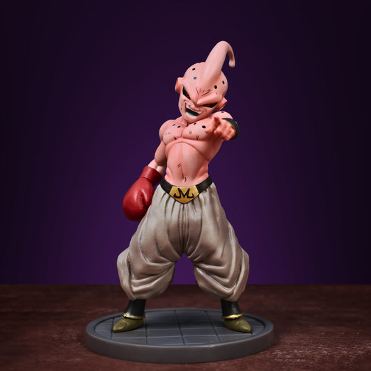 MAJIN BUU KID ICONIC ACTION FIGURE WITH 2 REPLACEABLE HANDS (19 CM HEIGHT) - DRAGON BALL Z