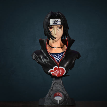 ITACHI UCHIHA BUST ACTION FIGURE WITH STAND (15 CM HEIGHT) - NARUTO