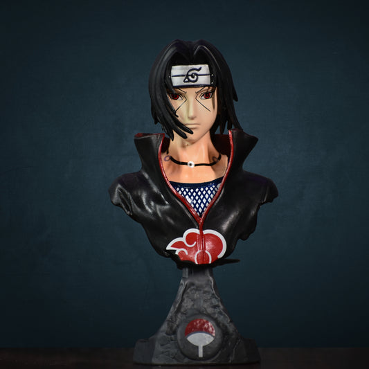 ITACHI UCHIHA BUST ACTION FIGURE WITH STAND (15 CM HEIGHT) - NARUTO