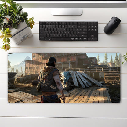 Days Gone Mouse Pad (23 X 11 Inches) - Gaming Mouse Pad | Rubber Base Desk Mat