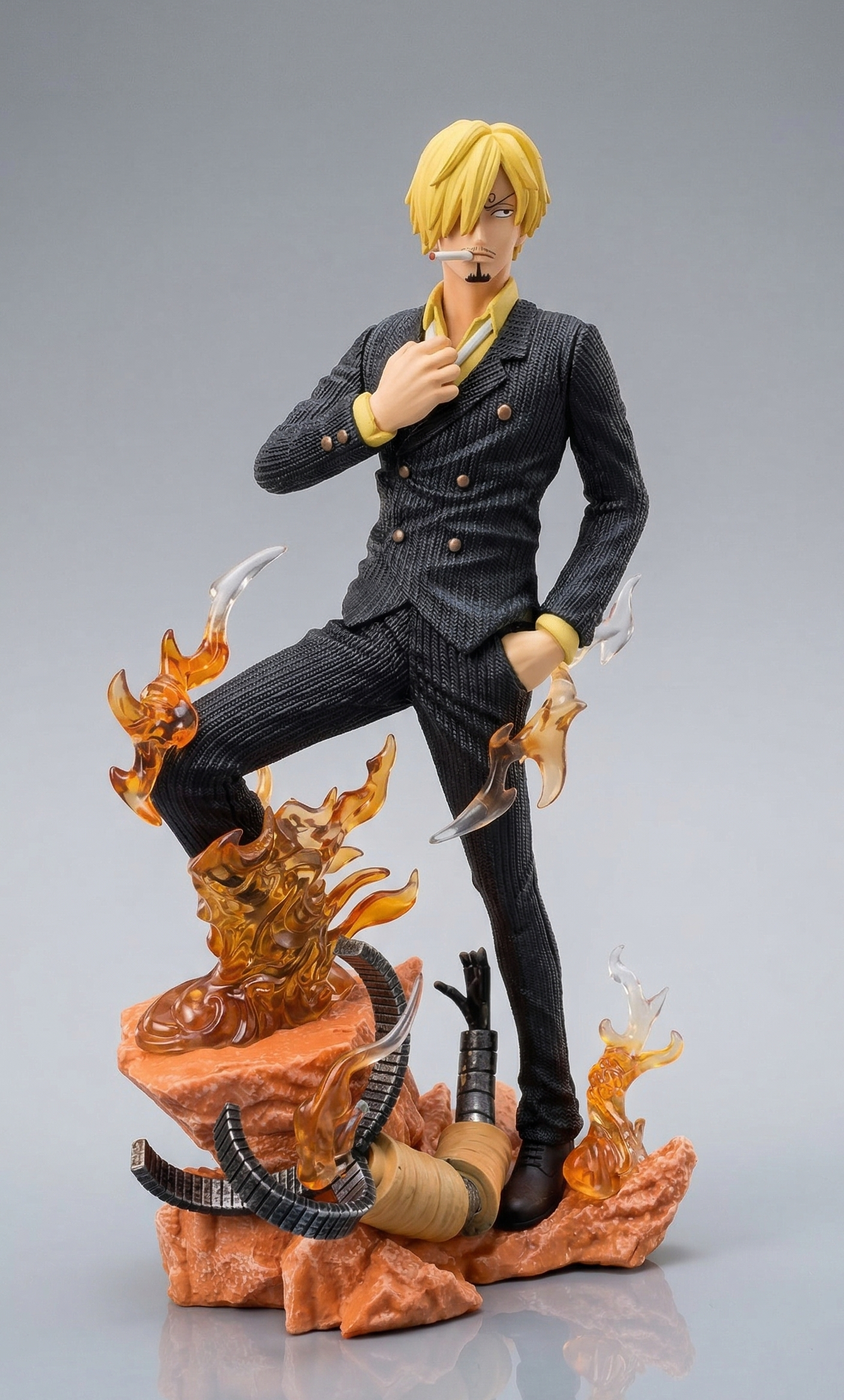 SANJI FLAME ACTION FIGURE (25 CM HEIGHT) - ONE PIECE
