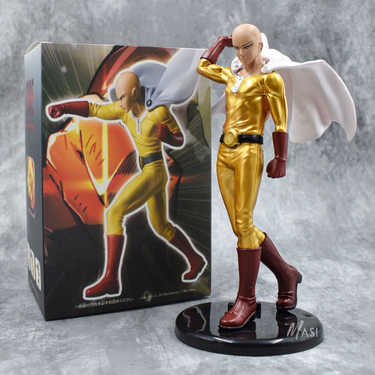 ONE-PUNCH MAN - SAITAMA ACTION FIGURE WITH STAND (21 CM HEIGHT)