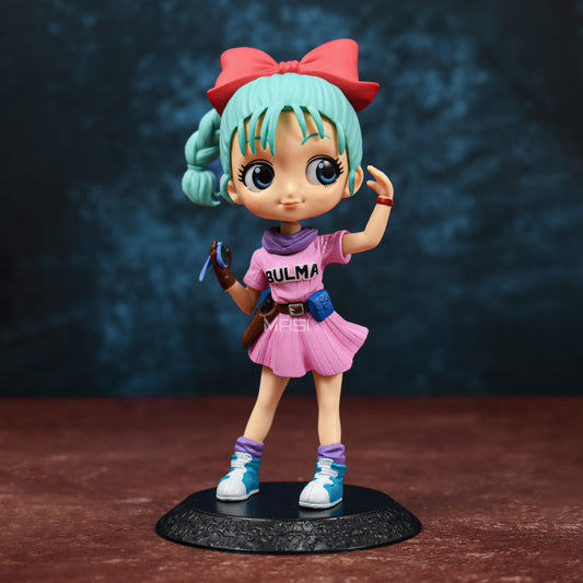 Bulma Q Posket Action Figure With Stand (16 Cm Height) - Dragon Ball Z