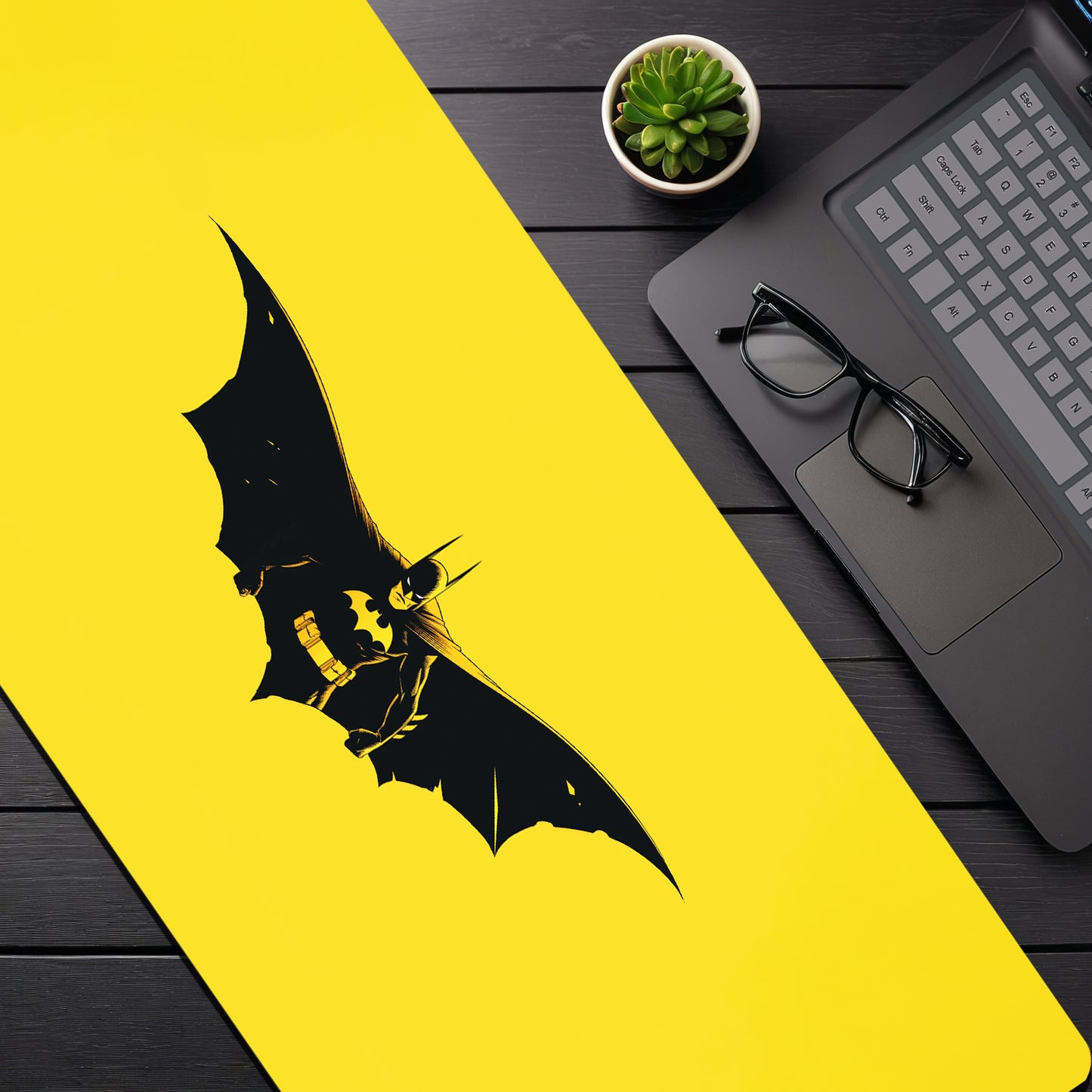Batman Desk Mat (31 X 12 Inches) - Gaming Mouse Pad | Rubber Base Desk Mat