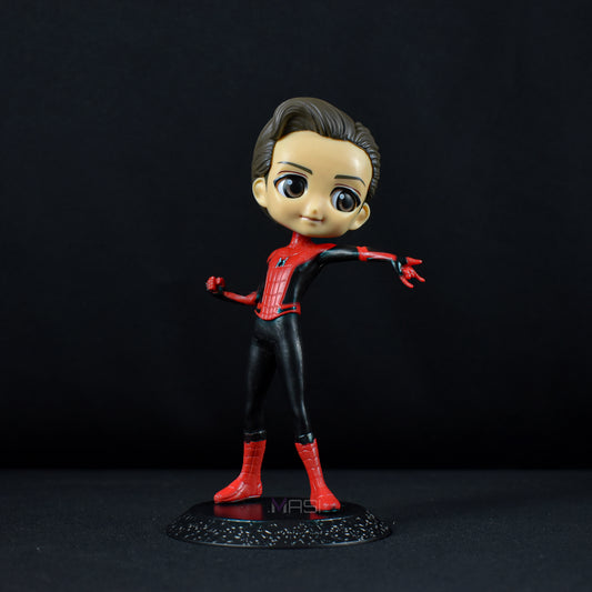 Spiderman Q Posket Action Figure With Stand (16 Cm Height) - Spiderman