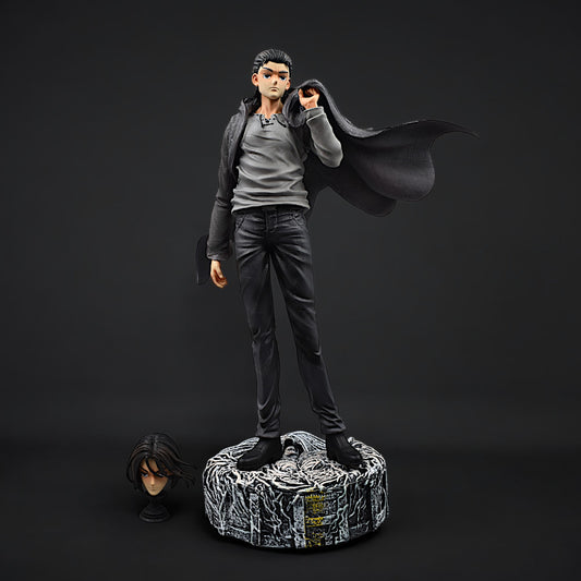 Eren Yeager Iconic Action Figure With 2 Replaceable Heads (30 Cm Height) - Attack On Titan