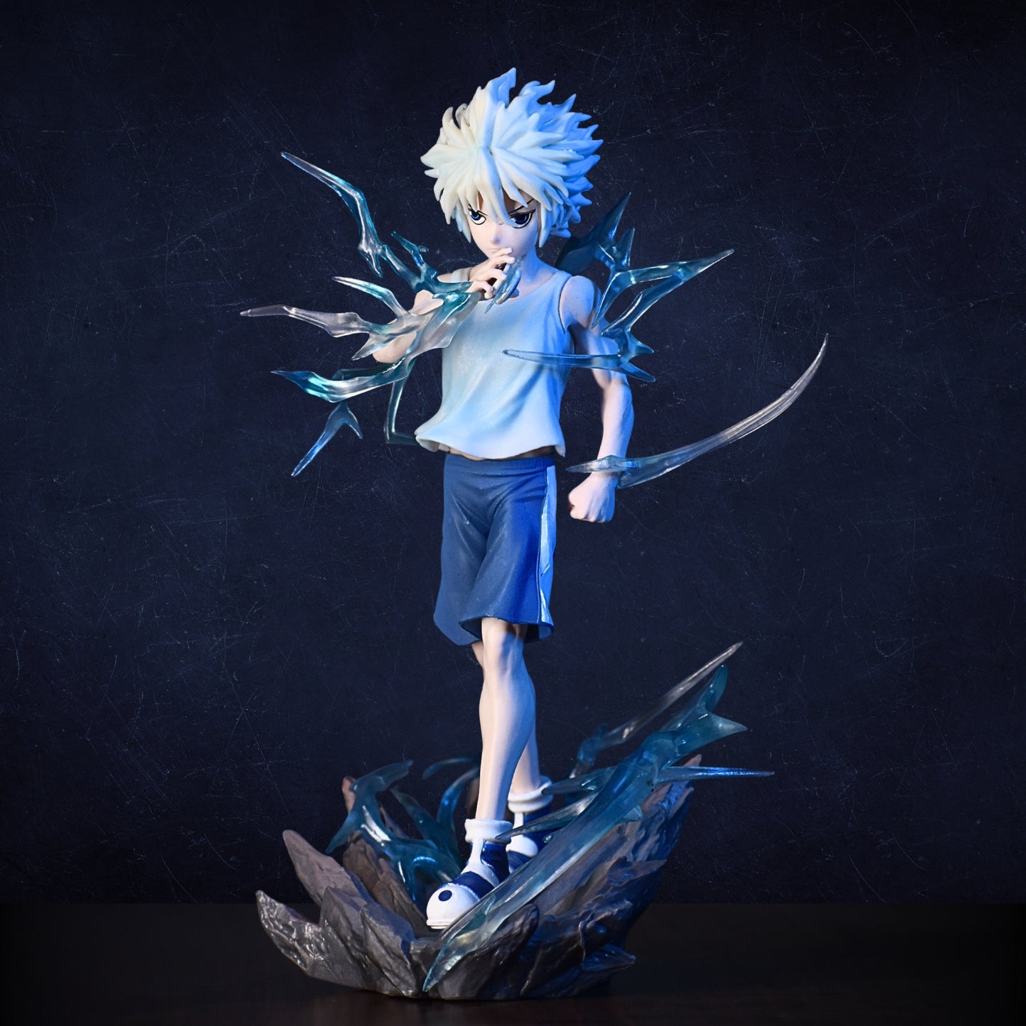 KILLUA ACTION FIGURE WITH THUNDER STAND (24 CM HEIGHT) - HUNTER X HUNTER