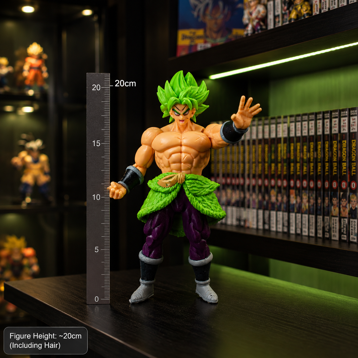 Dragon Ball Super Broly Action Figure | Super Saiyan Broly Collectible | 18 cm PVC Display Figure