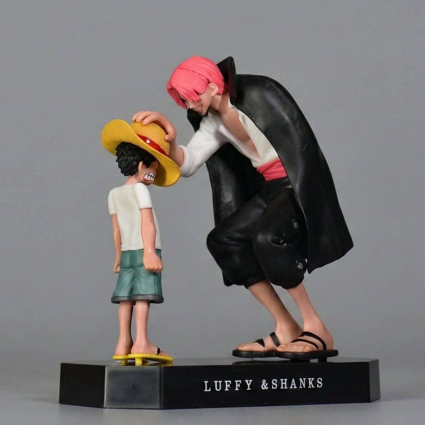 LUFFY AND SHANKS ICONIC ACTION FIGURE WITH STAND (16.5 CM HEIGHT) - ONE PIECE