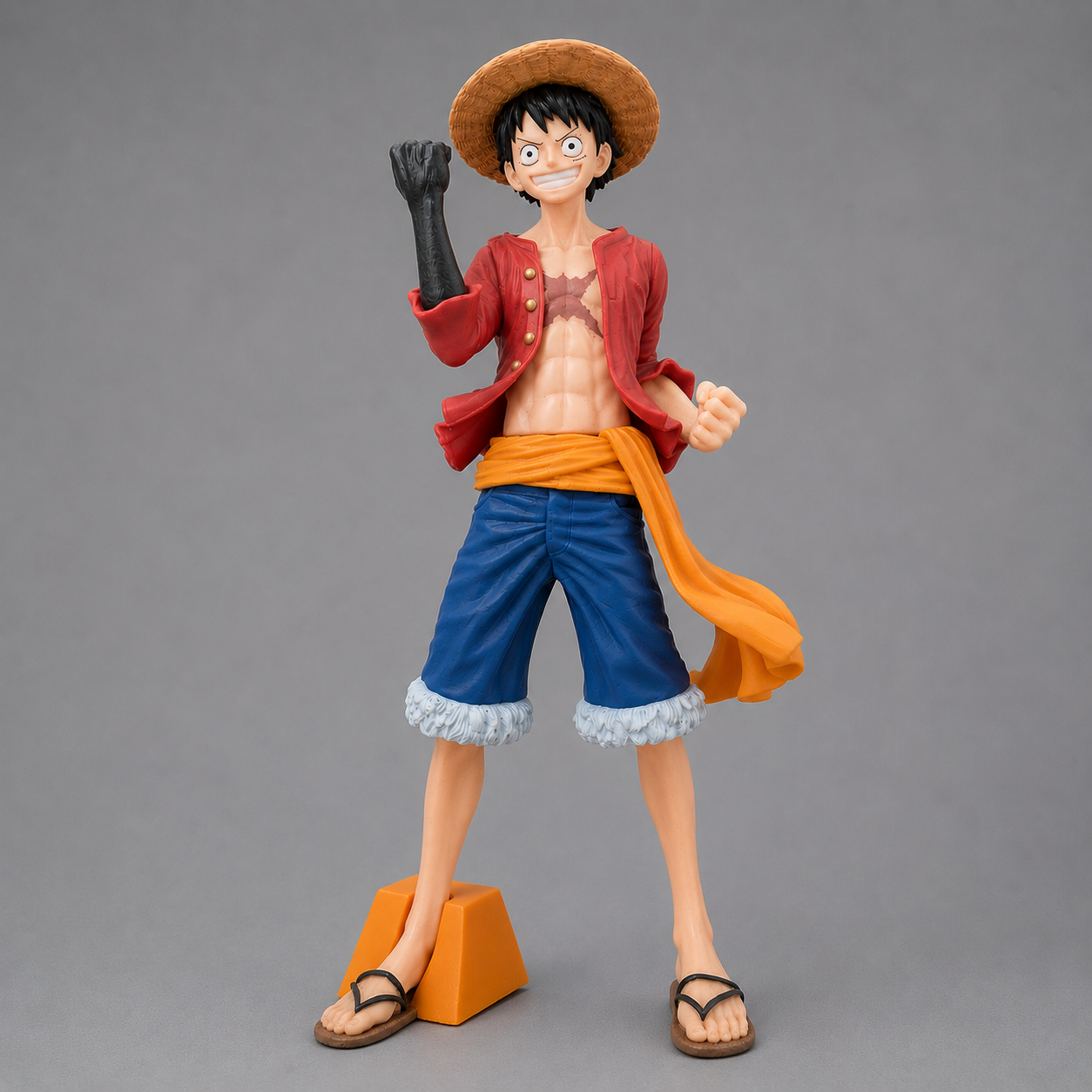 Luffy Iconic Action Figure with Stand (18 cm Height) - One Piece
