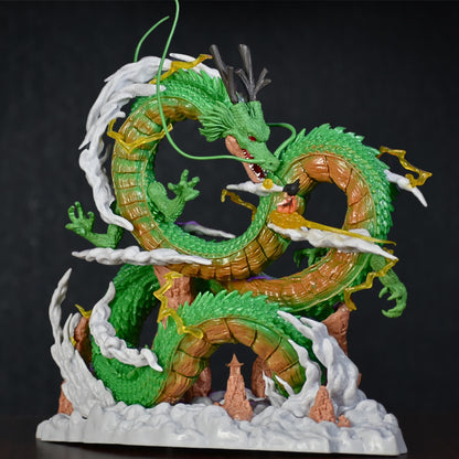 The Eternal Dragon Shenron With Son Goku Action Figure (22 Cm Height) - Dragon Ball Z