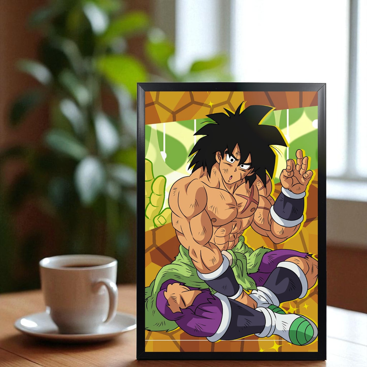 BROLY INNOCENT RARE PHOTO FRAME (A4 SIZE) - DRAGON BALL Z