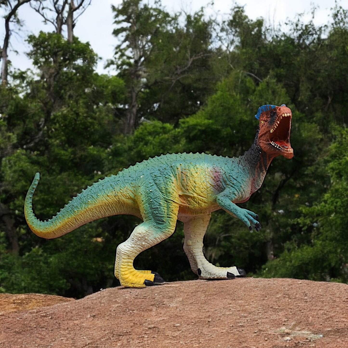 Dinosaur Action Figure - Realistic 10-inch Carnotaurus Toy