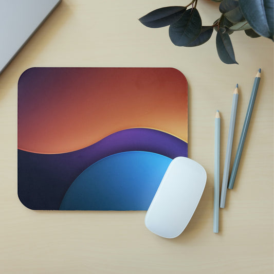 ABSTRACT MOUSE PAD (9 X 7.5 INCHES) - GAMING AND OFFICE MOUSE PAD | RUBBER BASE MOUSE PAD