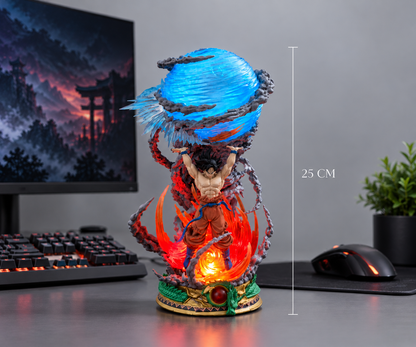DRAGON BALL Z SON GOKU SPIRIT BOMB LIGHT-UP STATUE – 25 CM