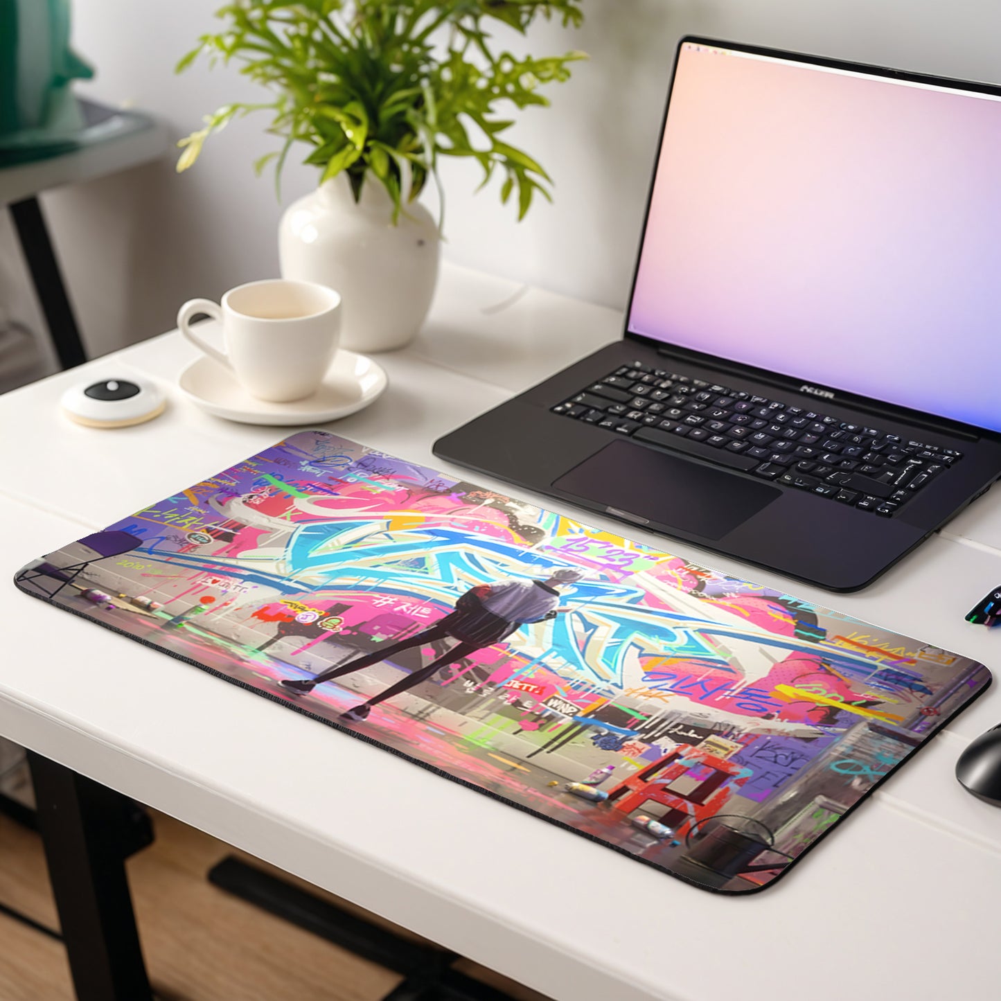 Valorant Jett Mouse Pad (23 X 11 Inches) - Gaming Mouse Pad | Rubber Base Desk Mat