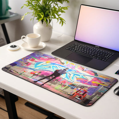 Valorant Jett Mouse Pad (23 X 11 Inches) - Gaming Mouse Pad | Rubber Base Desk Mat