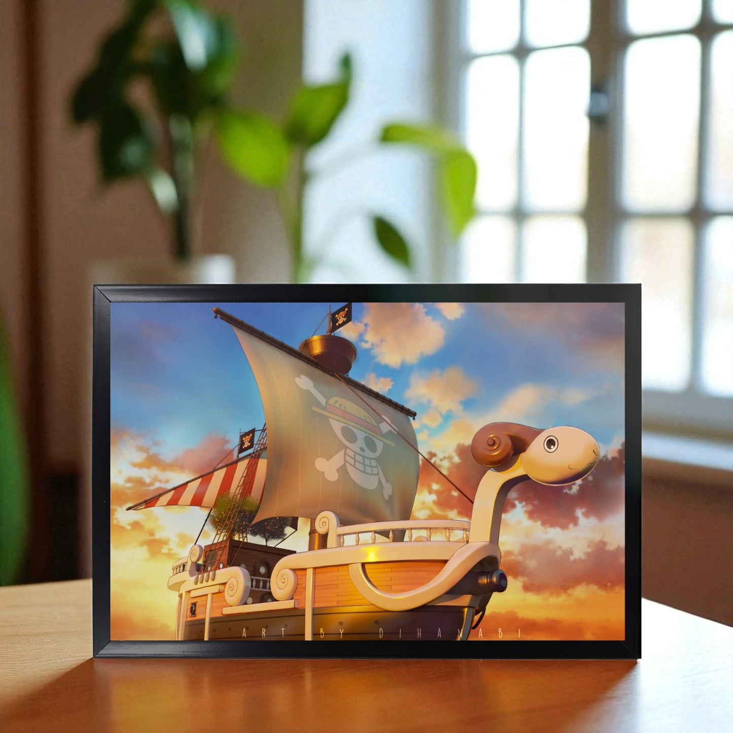 GOING MERRY PHOTO FRAME (A4 SIZE) - ONE PIECE