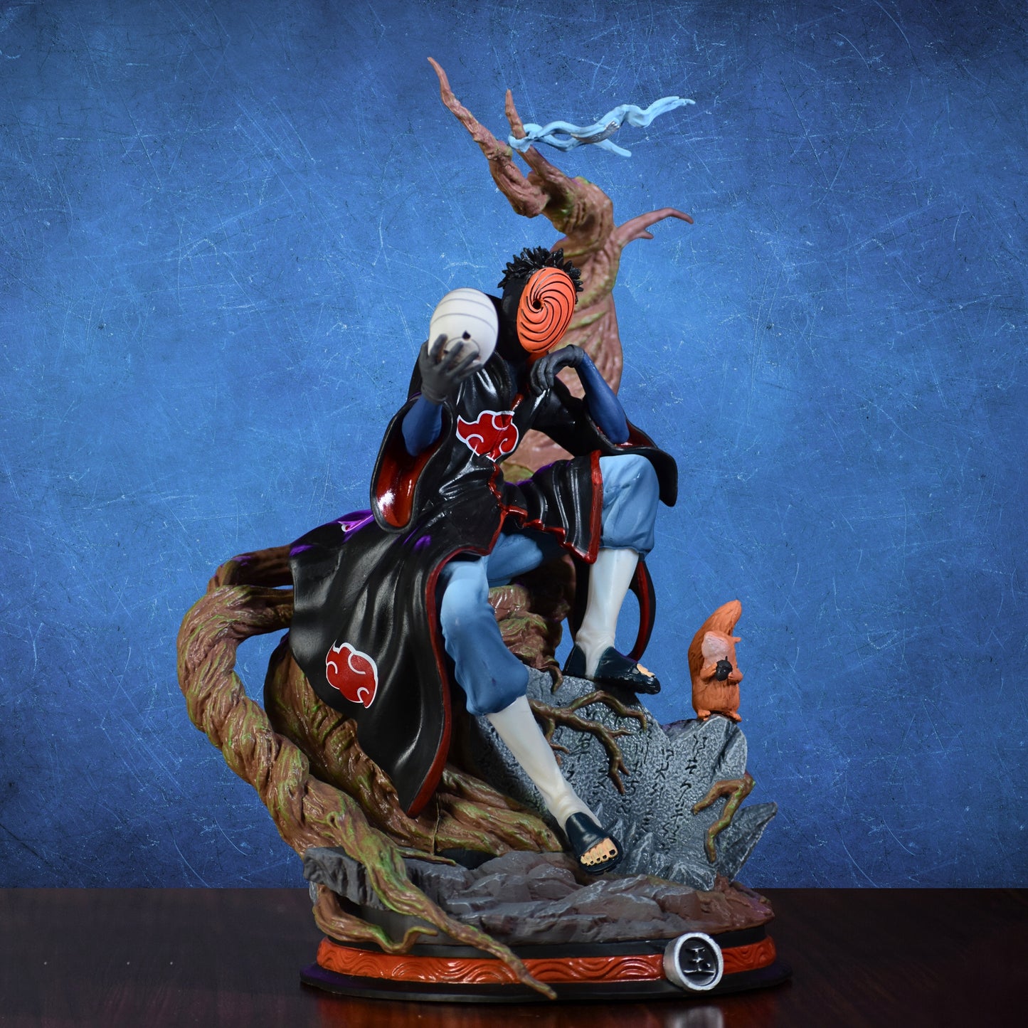 OBITO UCHIHA ICONIC ACTION FIGURE WITH 2 REPLACEABLE HEADS (32 CM HEIGHT) - NARUTO