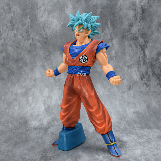 Goku Ssj Blue Action Figure With Stand (28cm Height) - Dragon Ball Z