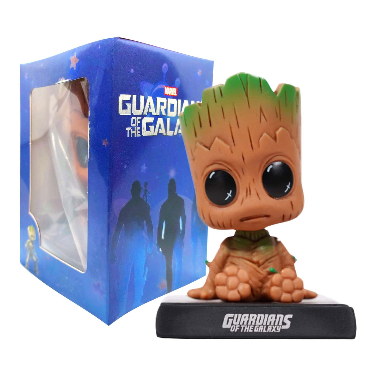 MARVEL GROOT BOBBLEHEAD/MOBILE HOLDER STAND