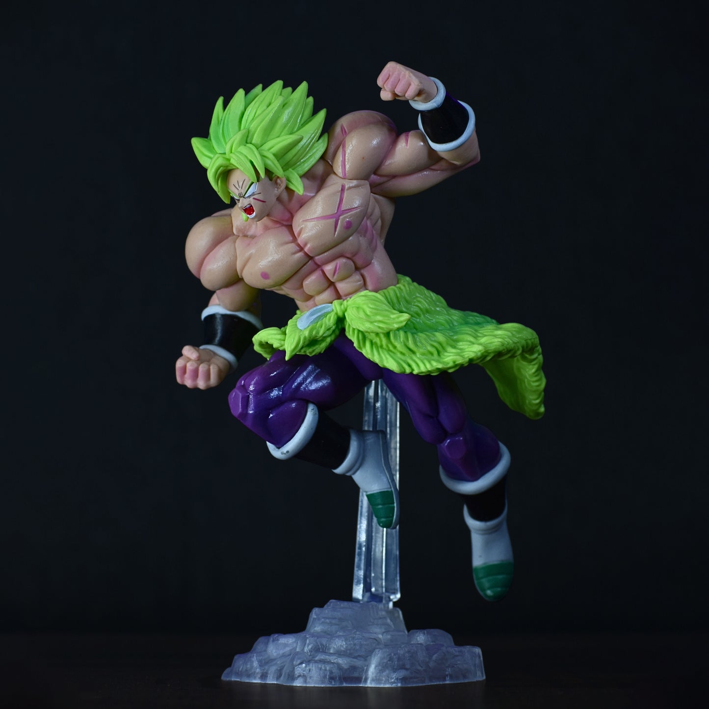 Broly Green Angry Action Figure With Stand (24 Cm Height) - Dragon Ball Z/super