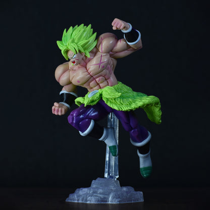 Broly Green Angry Action Figure With Stand (24 Cm Height) - Dragon Ball Z/super