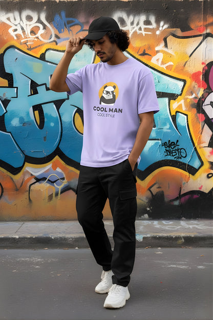 Cool Panda Oversized Style T-shirt (100% PREMIUM COTTON)