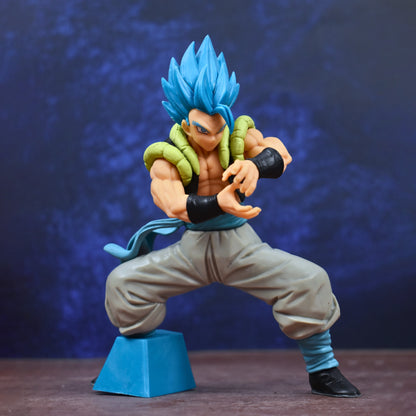 GOGETA SSJ BLUE ACTION FIGURE WITH STAND (15 CM HEIGHT)