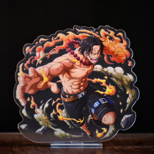 Portgas D. Ace Fire Punch Acrylic Stand (15 cm Height) - One Piece