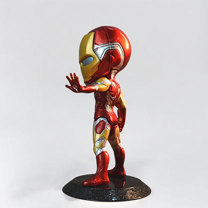 IRON MAN Q STYLE ACTION FIGURE WITH STAND (15 CM HEIGHT)