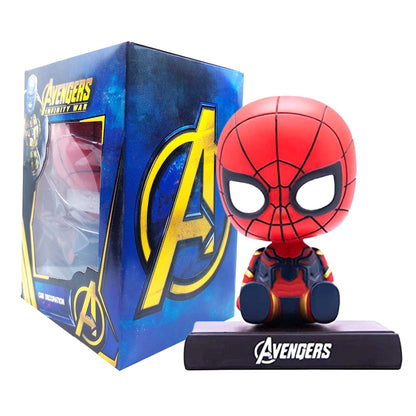 MARVEL SPIDER-MAN BOBBLEHEAD/MOBILE HOLDER STAND