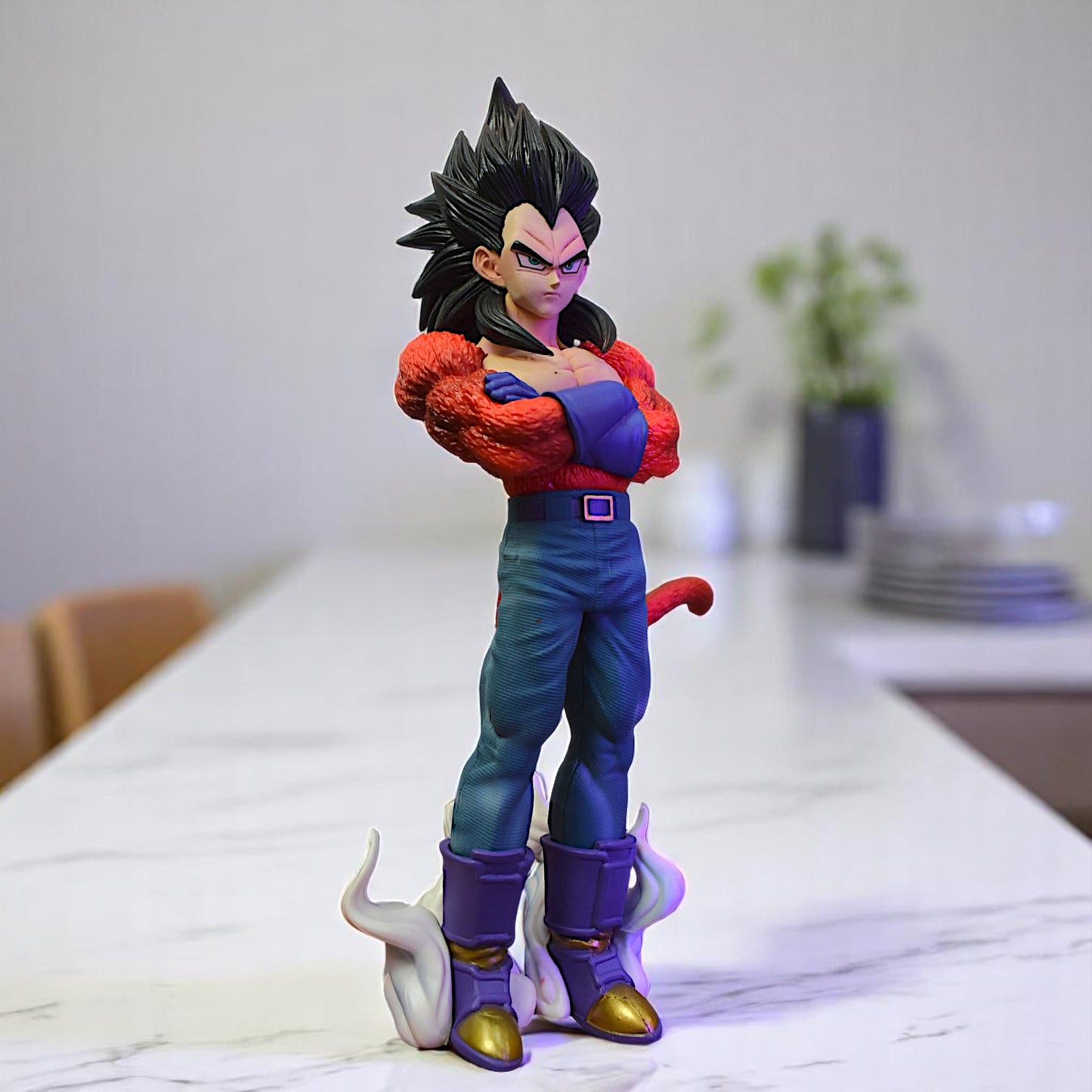 VEGETA SSJ4  STANDING ACTION FIGURE WITH STAND (28 CM HEIGHT) - DRAGON BALL Z/GT