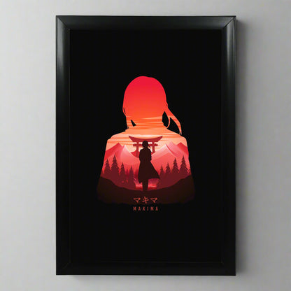 MAKIMA A4 SIZE WALL HANGING PHOTO FRAME  - CHAINSAW MAN