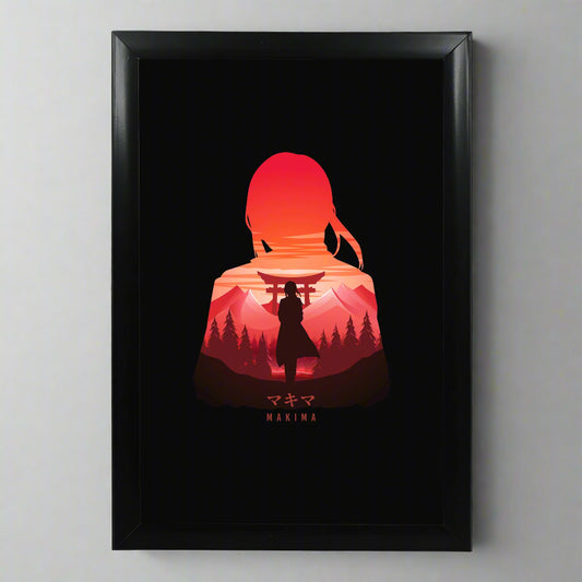 MAKIMA A4 SIZE WALL HANGING PHOTO FRAME  - CHAINSAW MAN