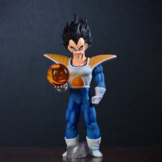 PRINCE VEGETA LIMITED EDITION ACTION FIGURE WITH DRAGON BALL IN HAND (26 CM HEIGHT) - DRAGON BALL Z