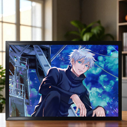 GOJO SATORU CHILL PHOTO FRAME (A4 SIZE) - JUJUTSU KAISEN
