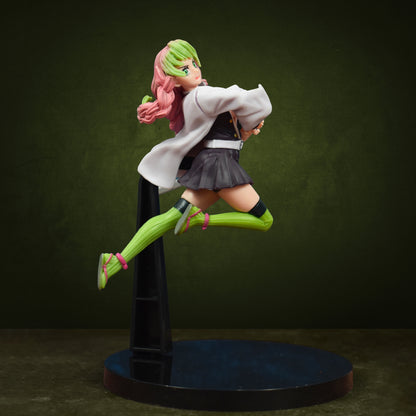 THE LOVE HASHIRA - MITSURI KANROJI ACTION FIGURE WITH STAND (20 CM HEIGHT) - DEMON SLAYER