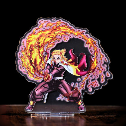 Rengoku Fire Sword Acrylic Model - Demon Slayer