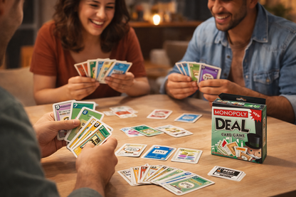Monopoly Deal Card Game – Fast Fun Family Strategy Game