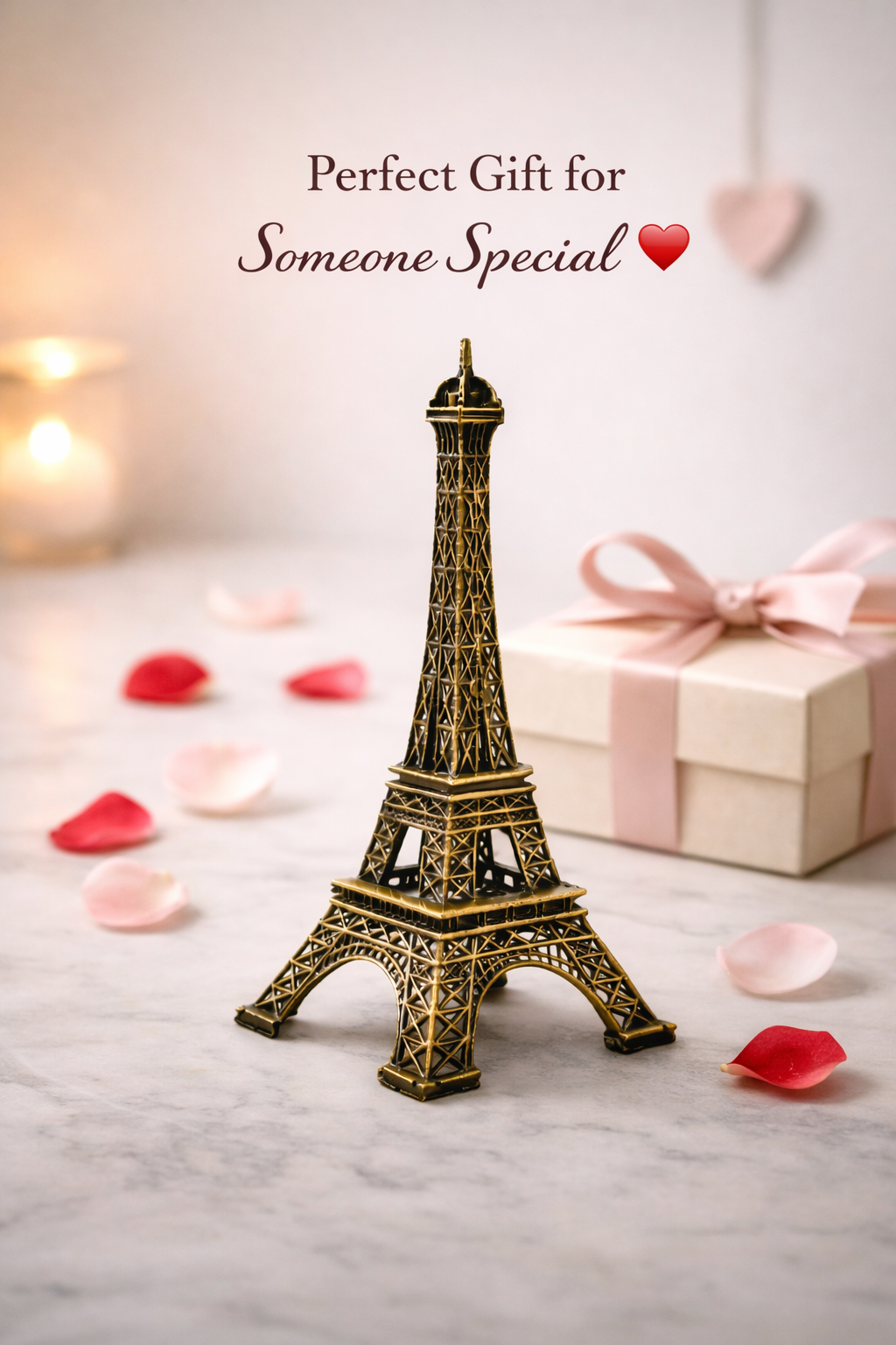 Eiffel Tower Miniature Statue - Premium Metal Paris Showpiece |Romantic Gift for Couples | Desk Decor | Home Decoration | Travel Lover Gift