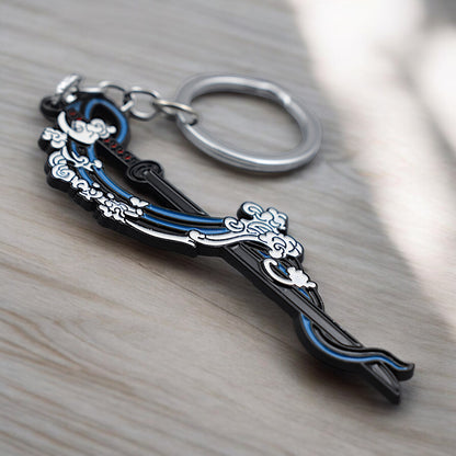 Demon Slayer Tanjiro Katana Metal Keychain